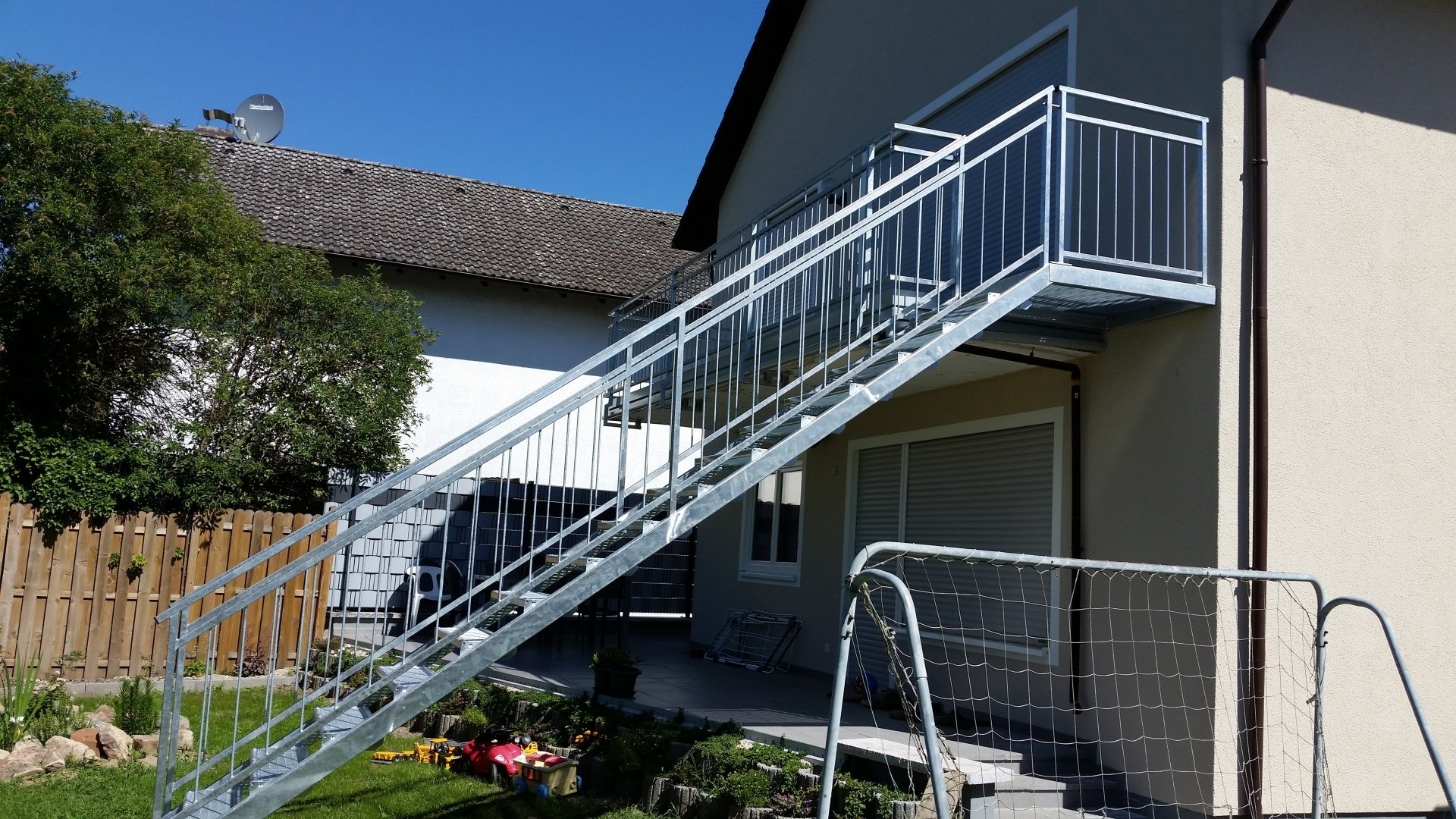 Treppe aus Stahl